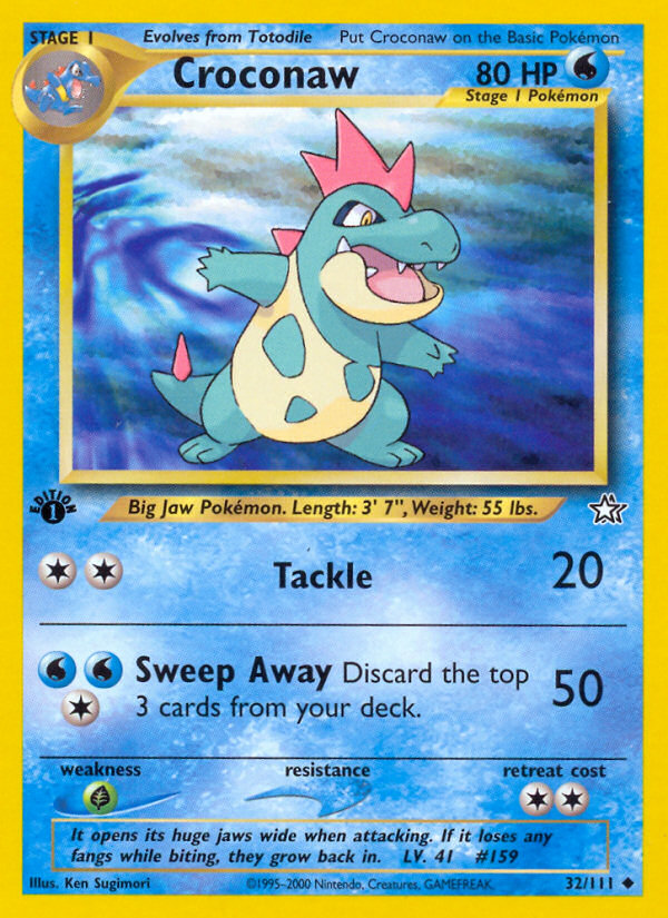 Croconaw - Neo Genesis (32/111)