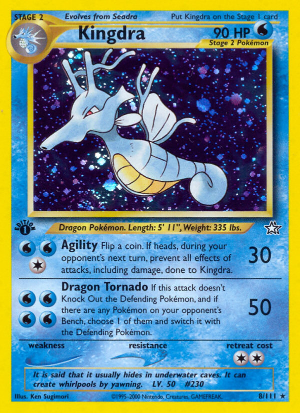 Kingdra - Neo Genesis (8/111) 1st Edition
