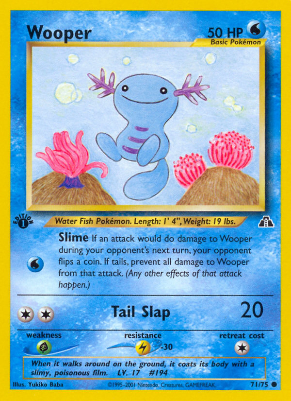 Wooper - Neo Discovery (71/75)