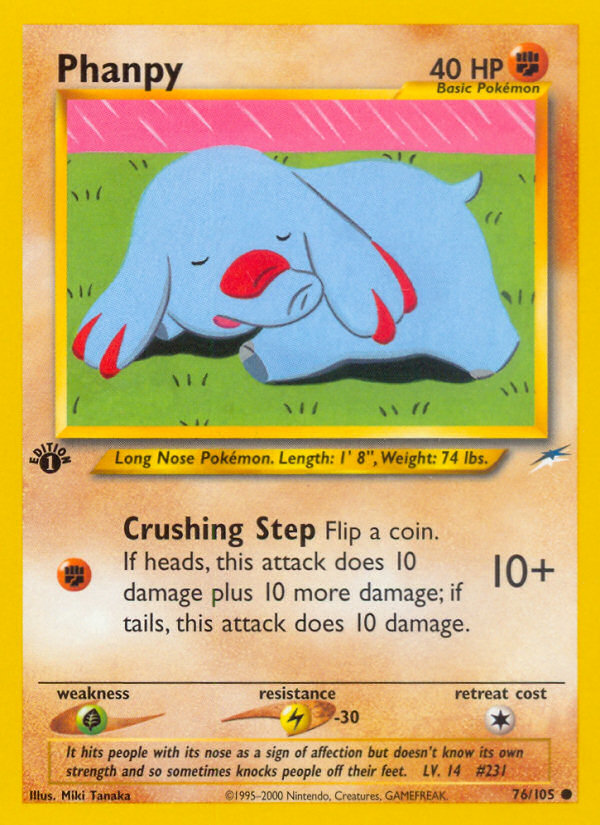 Phanpy - Neo Destiny (76/105)
