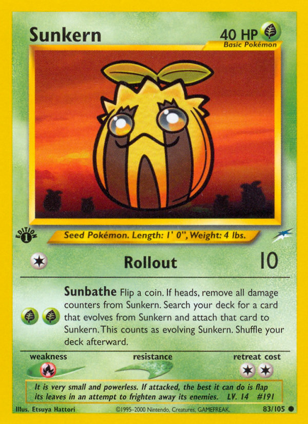 Sunkern - Neo Destiny (83/105)