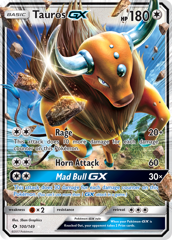 Tauros-GX - Sun & Moon (100/149)