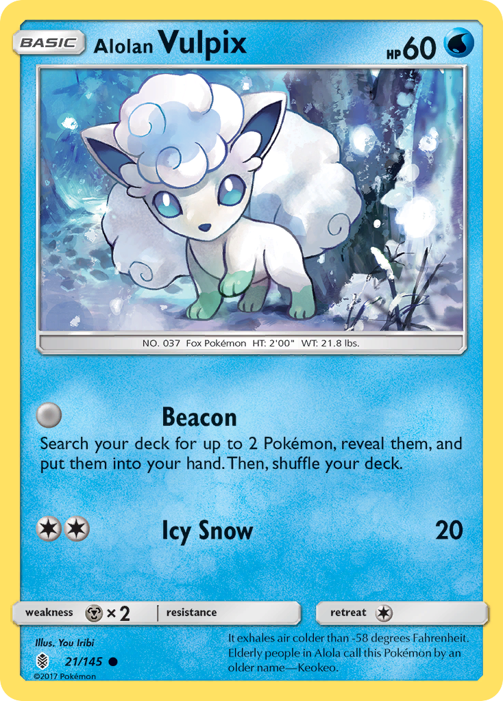 Alolan Vulpix - Guardians Rising (21/145)