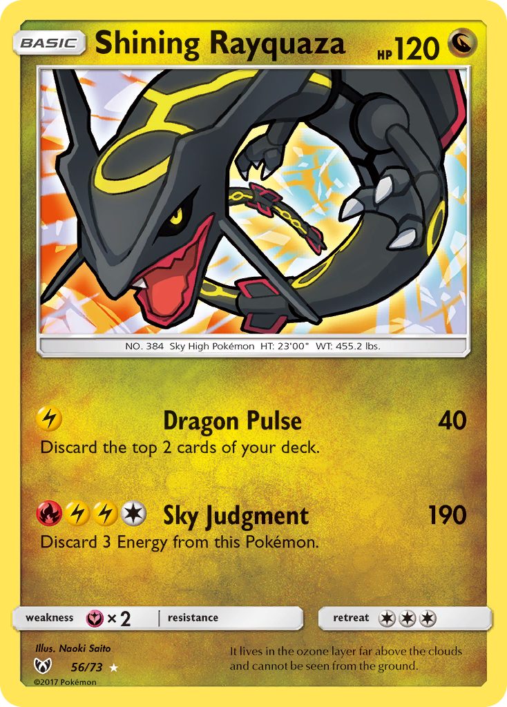 Shining Rayquaza - Shining Legends (56/73)
