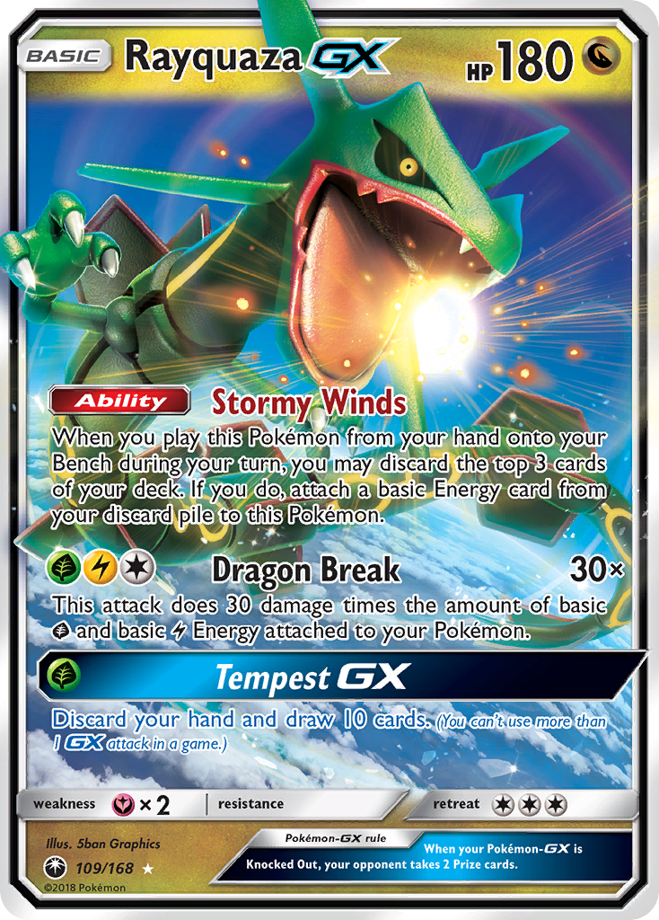 Rayquaza-GX - Celestial Storm (109/168)