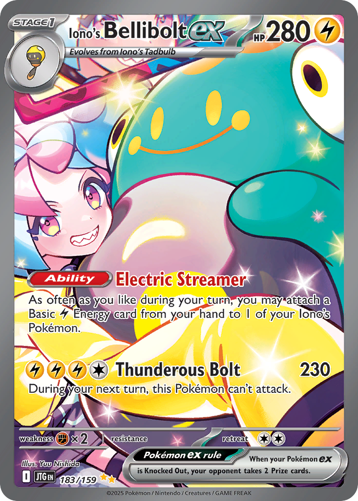 Iono's Bellibolt ex - Journey Together (183/159)