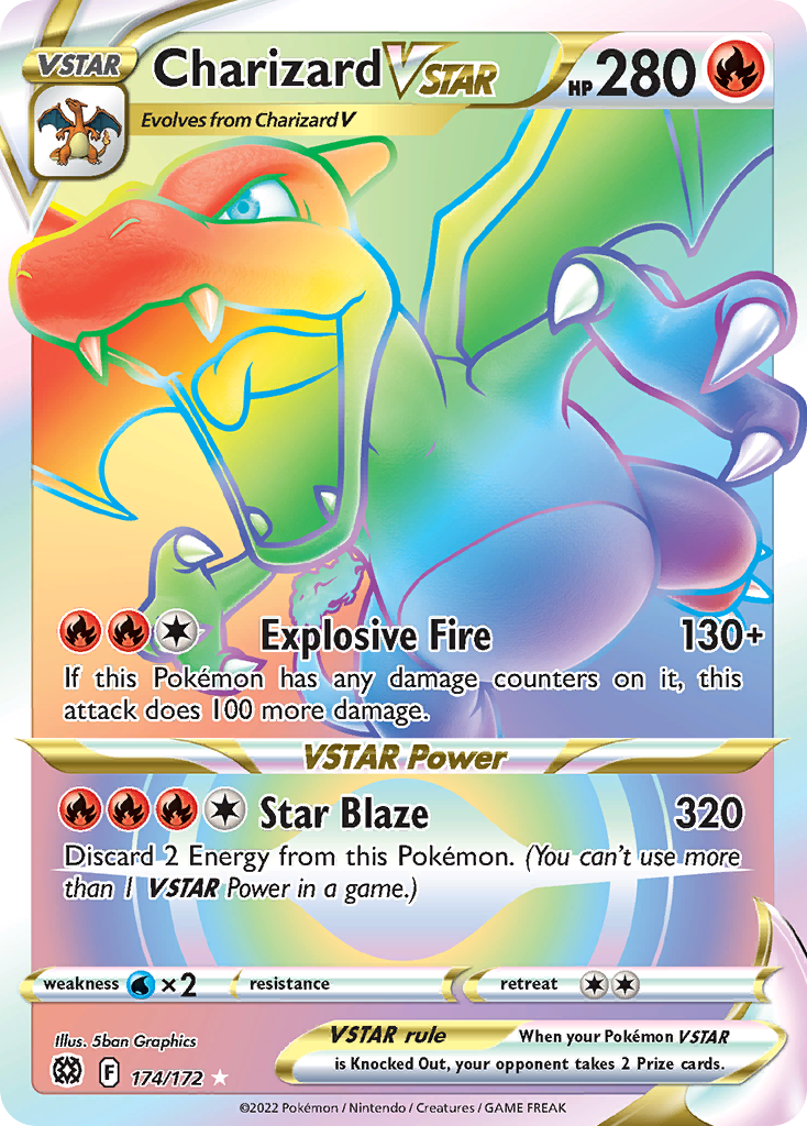 Charizard VSTAR - Brilliant Stars (174/172)