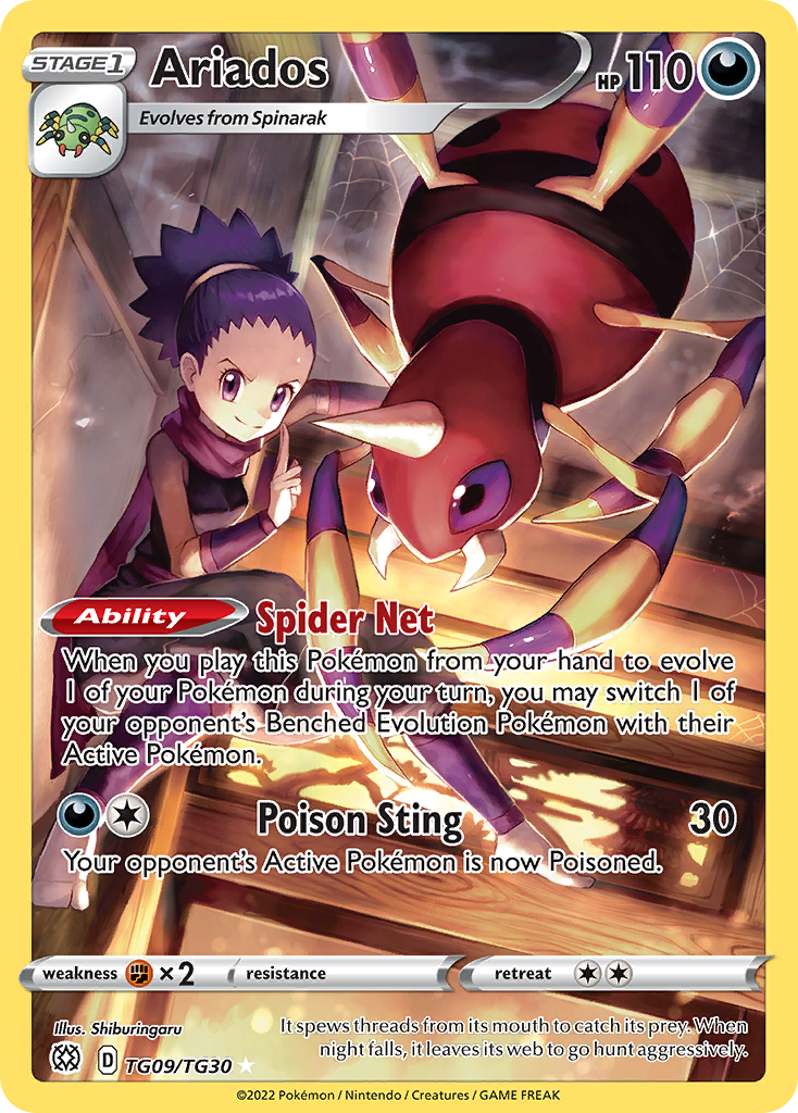 Ariados - Brilliant Stars Trainer Gallery (TG09/30)