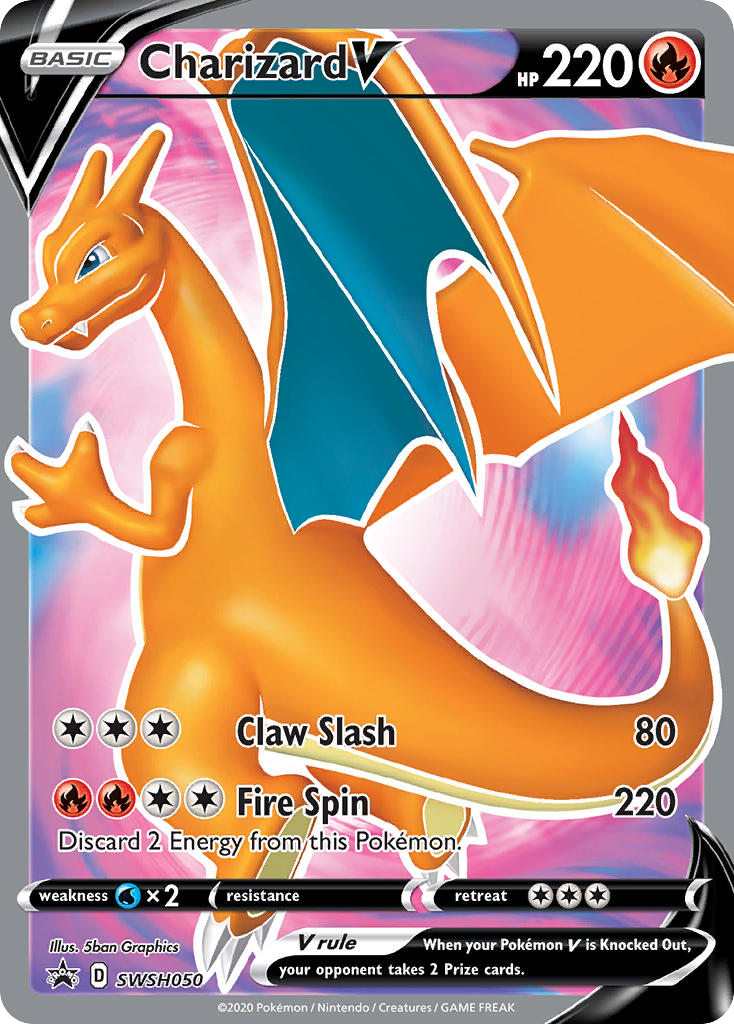 Charizard V - SWSH Black Star Promos (SWSH050)