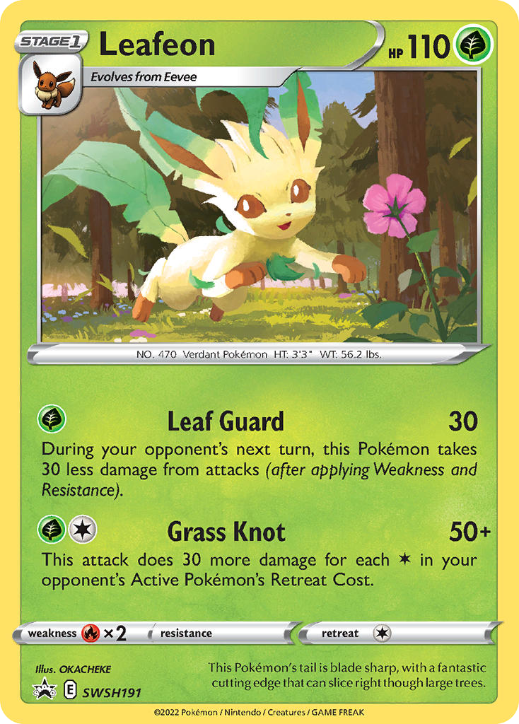 Leafeon - SWSH Black Star Promos (SWSH191/307)