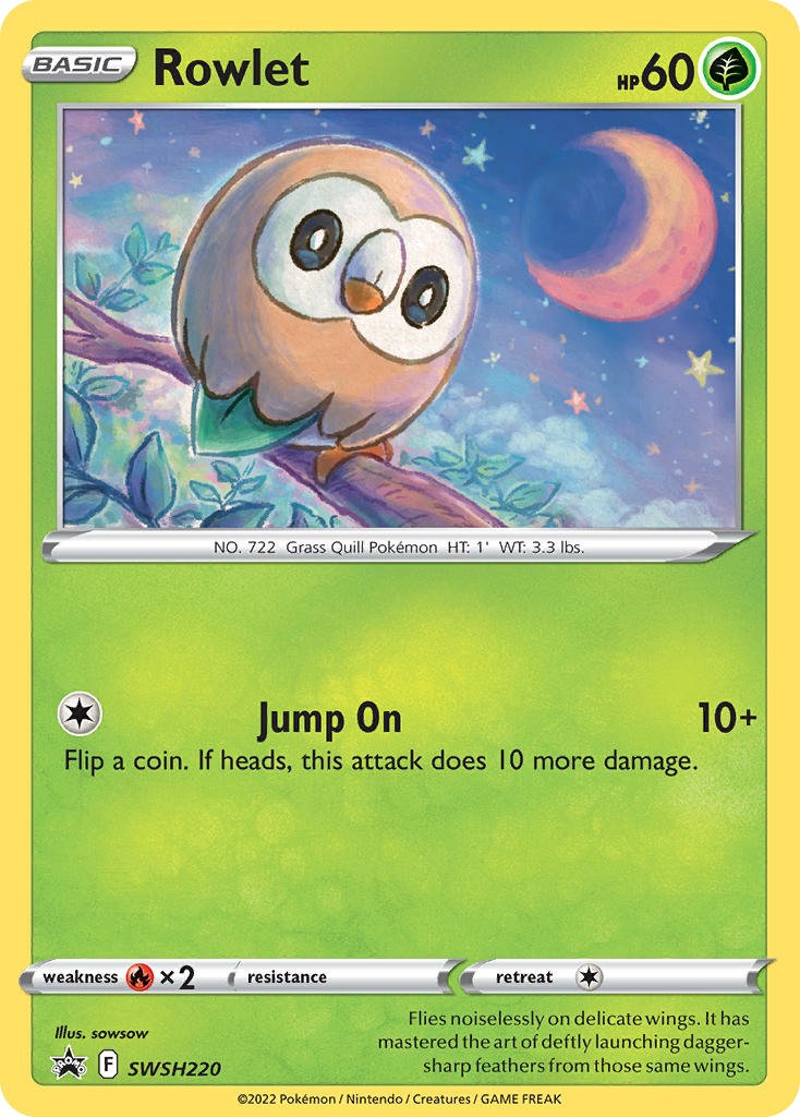 Rowlet - SWSH Black Star Promos (SWSH220/307)