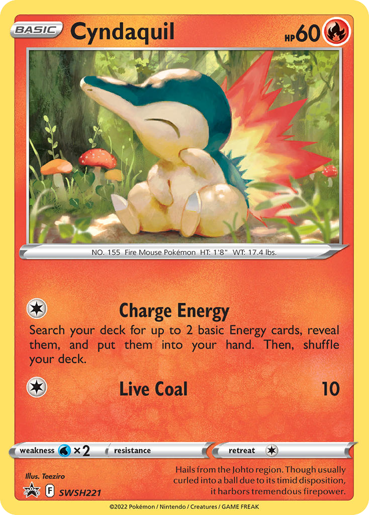 Cyndaquil - SWSH Black Star Promos (SWSH221/307)