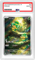 Pansage (JP) - Black Bolt (89/86) - PSA 10