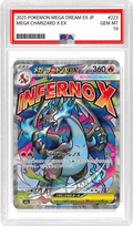Mega Charizard X ex (JP) - Mega Dream Ex (223/193) - PSA 10