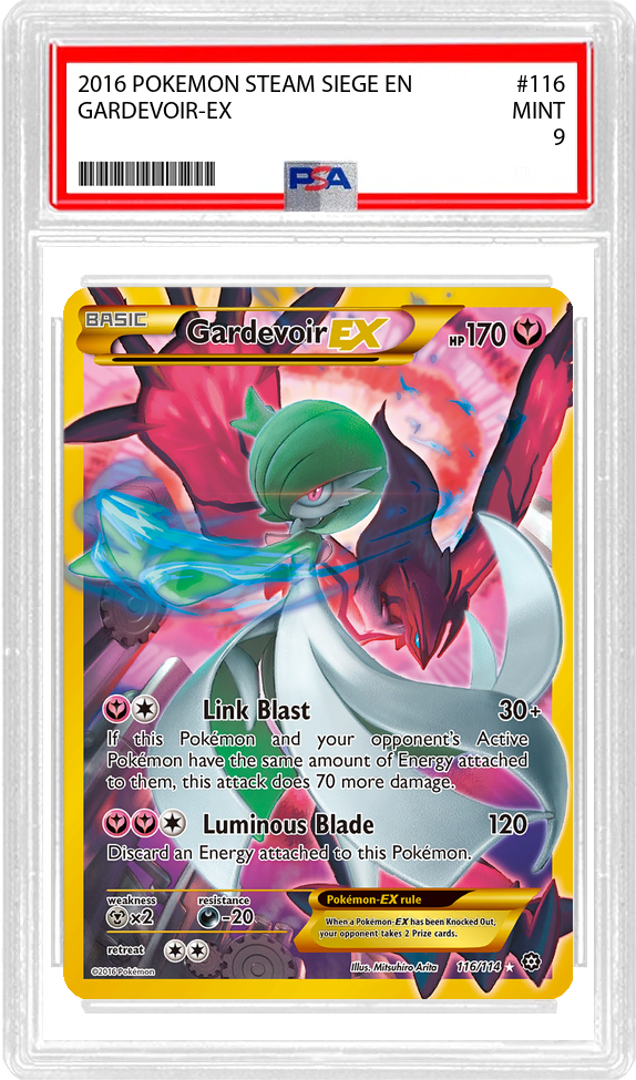 Gardevoir-EX - Steam Siege (116/114) - PSA 9