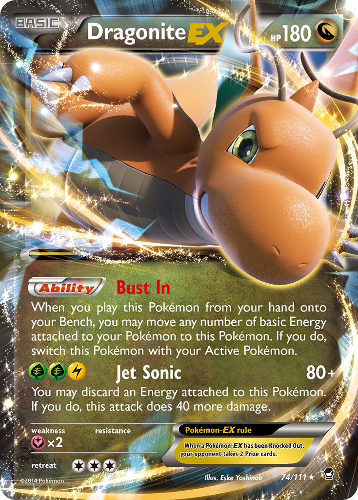 Dragonite-EX - Furious Fists (74/111)